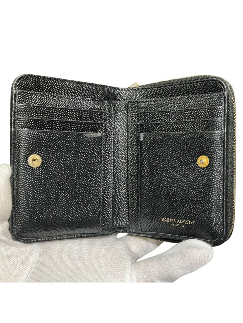 Saint Laurent Bifold Wallet Leather - Picture 3 of 9